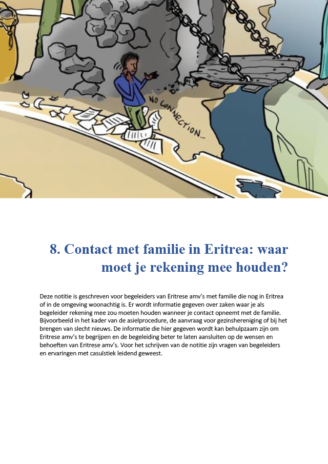 8. Contact met familie in Eritrea waar moet je rekening mee houden